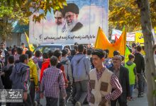 حضور دانشگاهیان دانشگاه صنعتی شاهرود در راهپیمایی یوم الله 13 آبان 